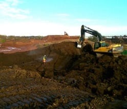 treatment of hardous soil