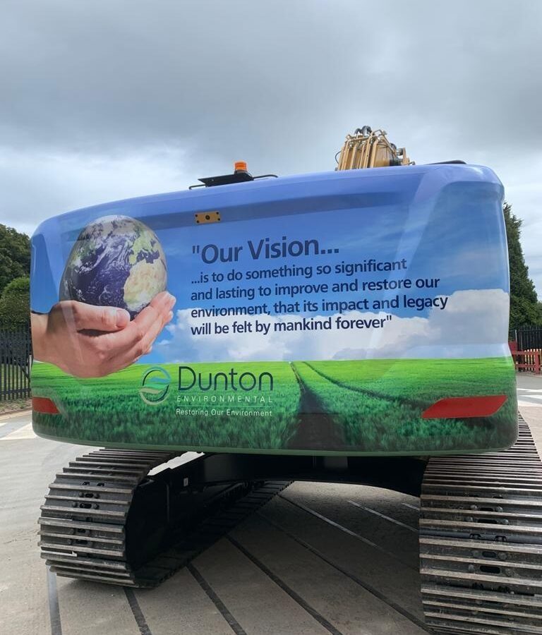 Dunton Acquires New Excavator new excavator