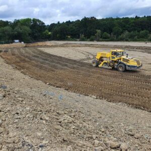Processing and picking waste material down at KV2 Processing and picking waste material down at KV